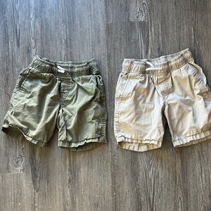Cat & Jack Green and Beige Kids Shorts